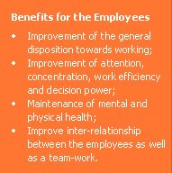  Benefits for the Employees